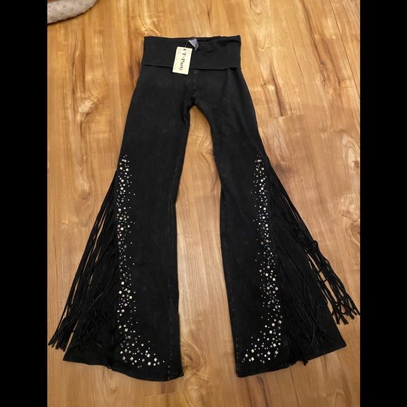 fringe bell bottoms